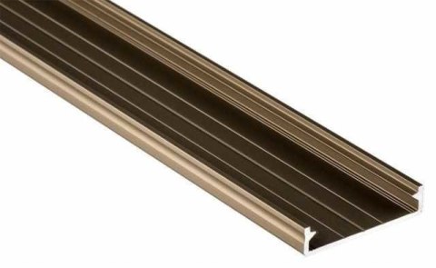 Profil LED aluminiowy - LUMINES Typ Solis Inox anodowany 1m Profil LED aluminiowy - LUMINES Typ Solis Inox anodowany 1m
