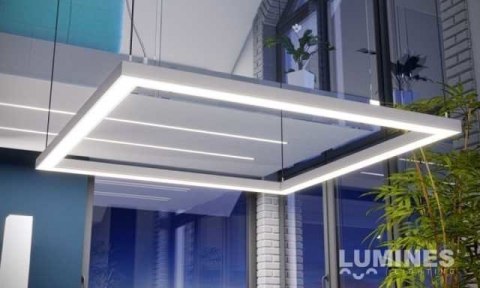 Profil LED nawierzchniowy LUMINES Typ iLEDO - Biały lakierowany 2m Profil LED nawierzchniowy LUMINES Typ iLEDO - Biały lakierowany 2m