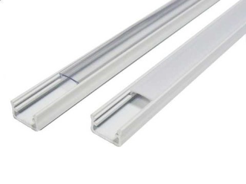 Profil aluminiowy do taśm LED biały - zewnętrzny typ A LUMINES - 1 metr Profil aluminiowy do taśm LED biały - zewnętrzny typ A LUMINES - 1 metr