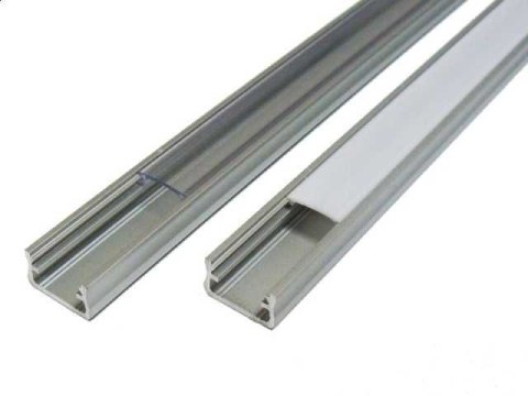 Profil aluminiowy do taśm LED srebrny - zewnętrzny typ A LUMINES - 1 metr Profil aluminiowy do taśm LED srebrny - zewnętrzny typ A LUMINES - 1 metr