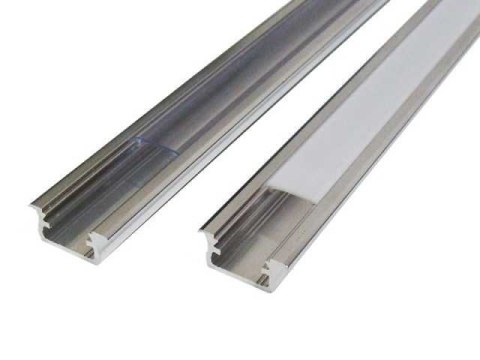 Profil aluminiowy do taśm LED surowy - wpuszczany typ B LUMINES - 1 metr Profil aluminiowy do taśm LED surowy - wpuszczany typ B LUMINES - 1 metr