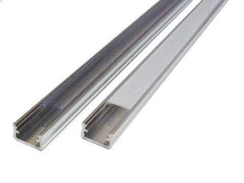 Profil aluminiowy do taśm LED - zewnętrzny typ A LUMINES - surowy - 1 metr Profil aluminiowy do taśm LED - zewnętrzny typ A LUMINES - surowy - 1 metr