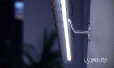 Profil aluminiowy do taśm LED - zewnętrzny typ X LUMINES - inox - 1 metr Profil aluminiowy do taśm LED - zewnętrzny typ X LUMINES - inox - 1 metr