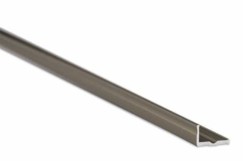 Profil aluminiowy napowierzchniowy LUMINES typ E do taśm LED - inox - 1 metr Profil aluminiowy napowierzchniowy LUMINES typ E do taśm LED - inox - 1 metr
