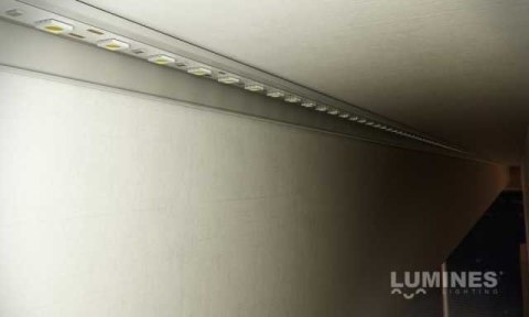 Profil aluminiowy napowierzchniowy LUMINES typ E do taśm LED - srebrny - 1 metr Profil aluminiowy napowierzchniowy LUMINES typ E do taśm LED - srebrny - 1 metr