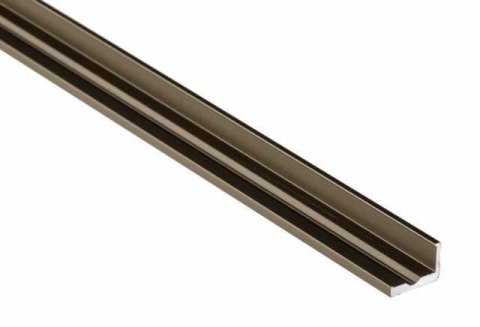 Profil aluminiowy napowierzchniowy LUMINES typ F do taśm LED - inox - 2 metry Profil aluminiowy napowierzchniowy LUMINES typ F do taśm LED - inox - 2 metry