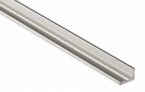 Profil aluminiowy napowierzchniowy LUMINES typ F do taśm LED - srebrny - 1 metr Profil aluminiowy napowierzchniowy LUMINES typ F do taśm LED - srebrny - 1 metr