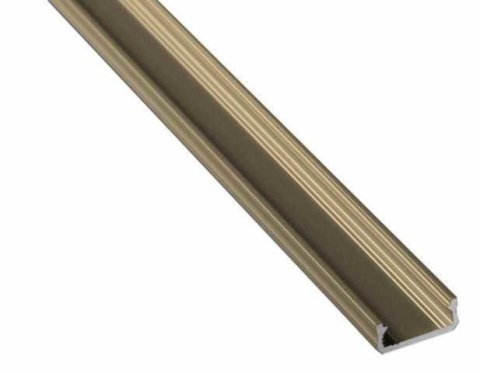 Profil aluminiowy napowierzchniowy do taśm LED LUMINES typ D - inox - 1 metr Profil aluminiowy napowierzchniowy do taśm LED LUMINES typ D - inox - 1 metr