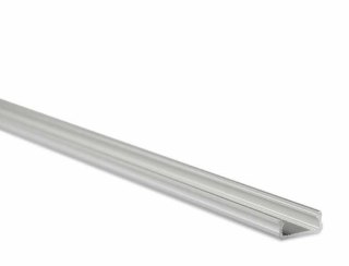 Profil aluminiowy napowierzchniowy do taśm LED LUMINES typ D - srebrny - 1 metr