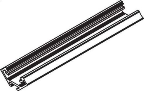 Profil aluminiowy narożnikowy do taśm LED LUMINES typ C - czarny - 1 metr Profil aluminiowy narożnikowy do taśm LED LUMINES typ C - czarny - 1 metr