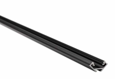 Profil aluminiowy narożnikowy do taśm LED LUMINES typ C - czarny - 2 metry Profil aluminiowy narożnikowy do taśm LED LUMINES typ C - czarny - 2 metry