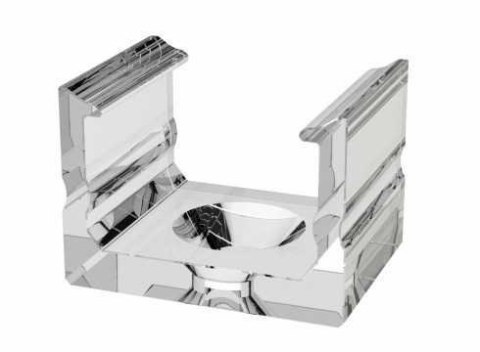 Uchwyt do Profila Aluminiowego Typ D Biały HIGH Uchwyt do Profila Aluminiowego Typ D Biały HIGH