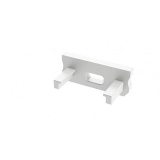 Zaślepka do profili aluminiowych typ D - Biała Basic z otworem