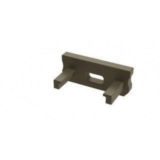 Zaślepka do profili aluminiowych typ D - Inox Basic z otworem