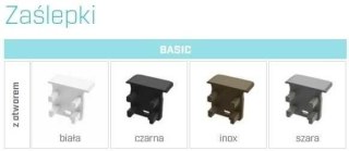Zaślepka do profili aluminiowych typ G - Biała Basic