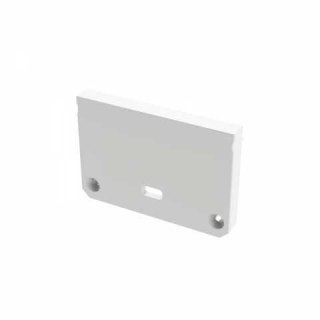 Zaślepka do profili aluminiowych typ Iledo - Biała Wide z otworem