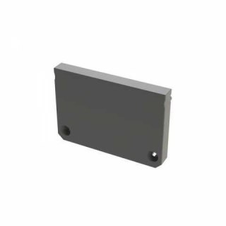 Zaślepka do profili aluminiowych typ Iledo - Szara Wide