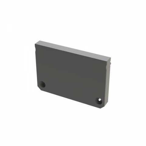 Zaślepka do profili aluminiowych typ Iledo - Szara Wide Zaślepka do profili aluminiowych typ Iledo - Szara Wide