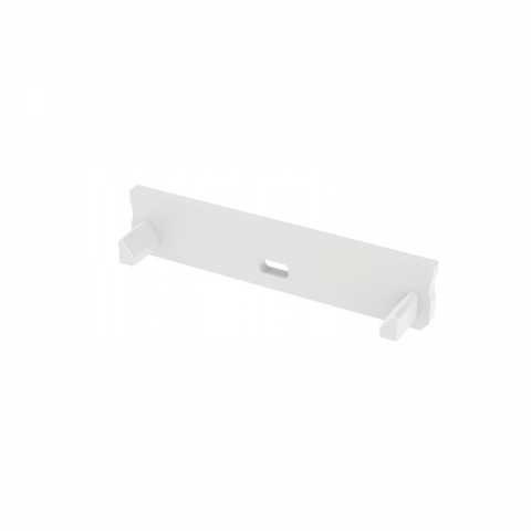 Zaślepka do profili aluminiowych typ Solis - Biała Wide z otworem Zaślepka do profili aluminiowych typ Solis - Biała Wide z otworem