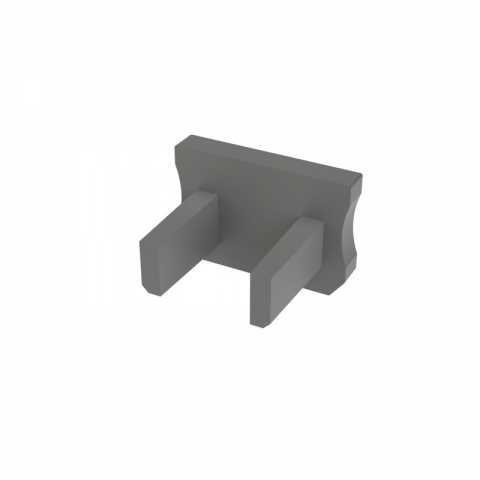 Zaślepka do profili aluminiowych typ X - Szara Slim Zaślepka do profili aluminiowych typ X - Szara Slim
