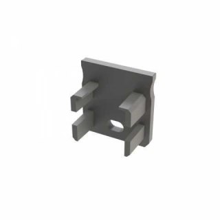 Zaślepka do profili aluminiowych typ Y - Szara Basic z otworem
