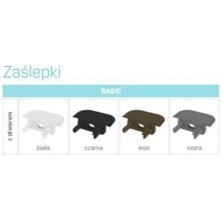 Zaślepka do profili aluminiowych typ Z - Biała Basic