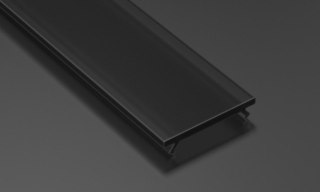 Klosz Basic PMMA Czarny - 1 metr