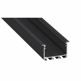 Profil LED aluminiowy Czarny - LUMINES Typ Inso 1m