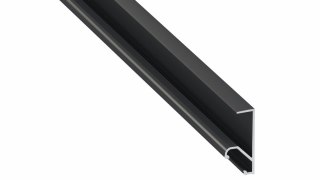 Profil LED kątowy Lumines typ Q18 czarny - 2m