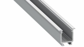 Profil LED wpuszczany Lumines typ W srebrny - 2 m