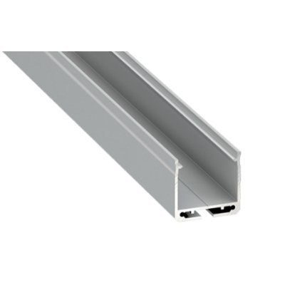 Profil aluminiowy do taśm LED - DILEDA - srebrny anodowany - 2 metry Profil aluminiowy do taśm LED - DILEDA - srebrny anodowany - 2 metry