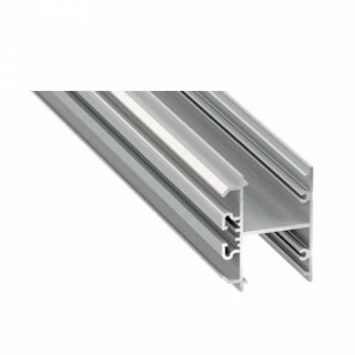 Profil aluminiowy do taśm LED - DOPIO - srebrny anodowany - 2 metry