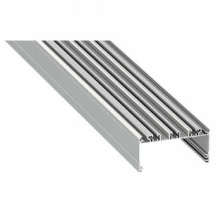 Profil aluminiowy do taśm LED - LARGO - srebrny anodowany - 2 metry
