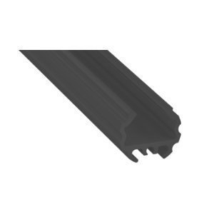 Profil aluminiowy do taśm LED MICO - czarny anodowany - 1 metr