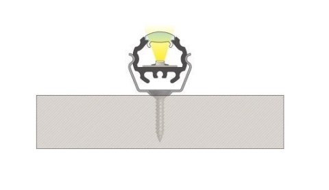 Profil aluminiowy do taśm LED MICO - surowy - 1 metr Profil aluminiowy do taśm LED MICO - surowy - 1 metr