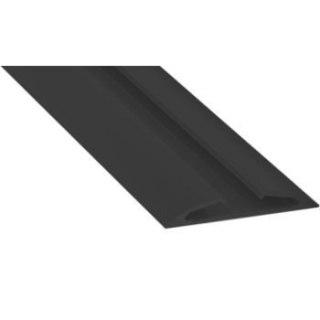 Profil aluminiowy do taśm LED RETO - czarny - 1 metr