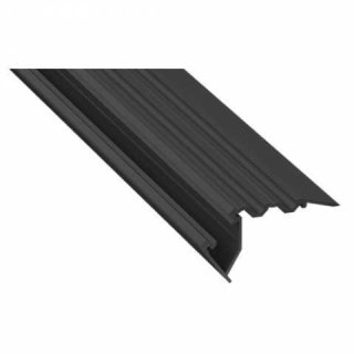 Profil aluminiowy do taśm LED - SCALA - czarny - 1 metr