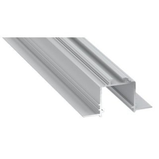 Profil aluminiowy do taśm LED - SUBLI - srebrny anodowany - 1 metr