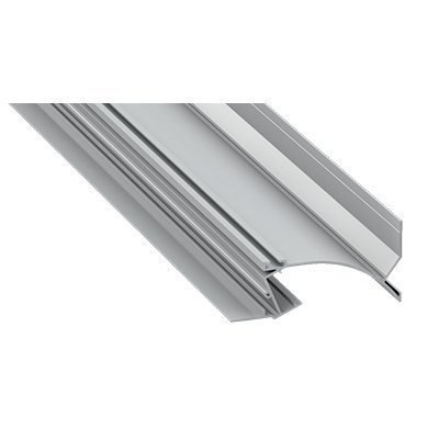 Profil aluminiowy do taśm LED - TOPO - srebrny anodowany - 1 metr Profil aluminiowy do taśm LED - TOPO - srebrny anodowany - 1 metr