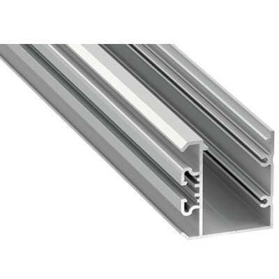 Profil aluminiowy do taśm LED - UNICO - srebrny anodowany - 1 metr Profil aluminiowy do taśm LED - UNICO - srebrny anodowany - 1 metr