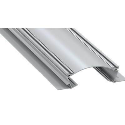 Profil aluminiowy do taśm LED - VEDA - srebrny anodowany - 1 metr Profil aluminiowy do taśm LED - VEDA - srebrny anodowany - 1 metr