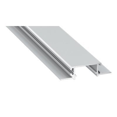 Profil aluminiowy do taśm LED - ZATI - srebrny anodowany - 1 metr Profil aluminiowy do taśm LED - ZATI - srebrny anodowany - 1 metr