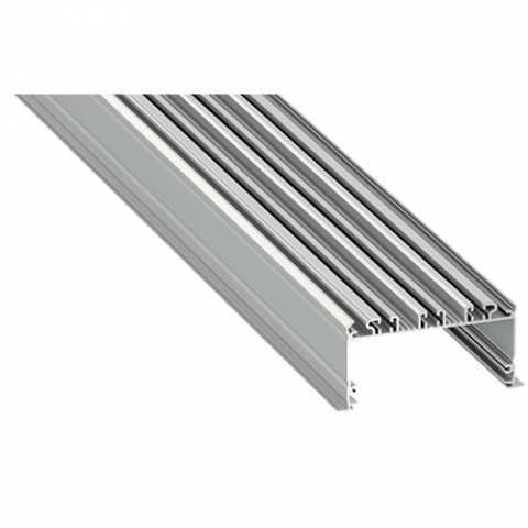 Profil aluminiowy do taśm LED - inLARGO - srebrny anodowany - 1 metr Profil aluminiowy do taśm LED - inLARGO - srebrny anodowany - 1 metr