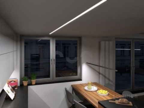 Profil aluminiowy do taśm LED - inTALIA - srebrny anodowany - 1 metr Profil aluminiowy do taśm LED - inTALIA - srebrny anodowany - 1 metr