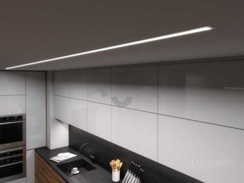 Profil aluminiowy do taśm LED - inTALIA - srebrny anodowany - 1 metr Profil aluminiowy do taśm LED - inTALIA - srebrny anodowany - 1 metr