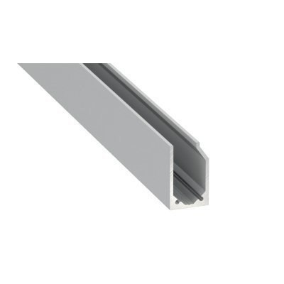 Profil aluminiowy do taśm LED typ I10 srebrny anodowany - 1 metr Profil aluminiowy do taśm LED typ I10 srebrny anodowany - 1 metr