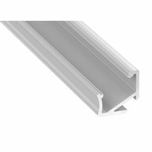 Profil aluminiowy narożnikowy do taśm LED LUMINES typ H - surowy - 1 metr