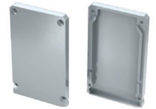 Zaślepka aluminiowa do profilu LED CLARO - Srebrna