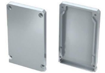 Zaślepka aluminiowa do profilu LED CLARO - Srebrna Zaślepka aluminiowa do profilu LED CLARO - Srebrna