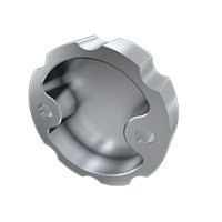 Zaślepka aluminiowa do profilu LED COSMO - srebrna